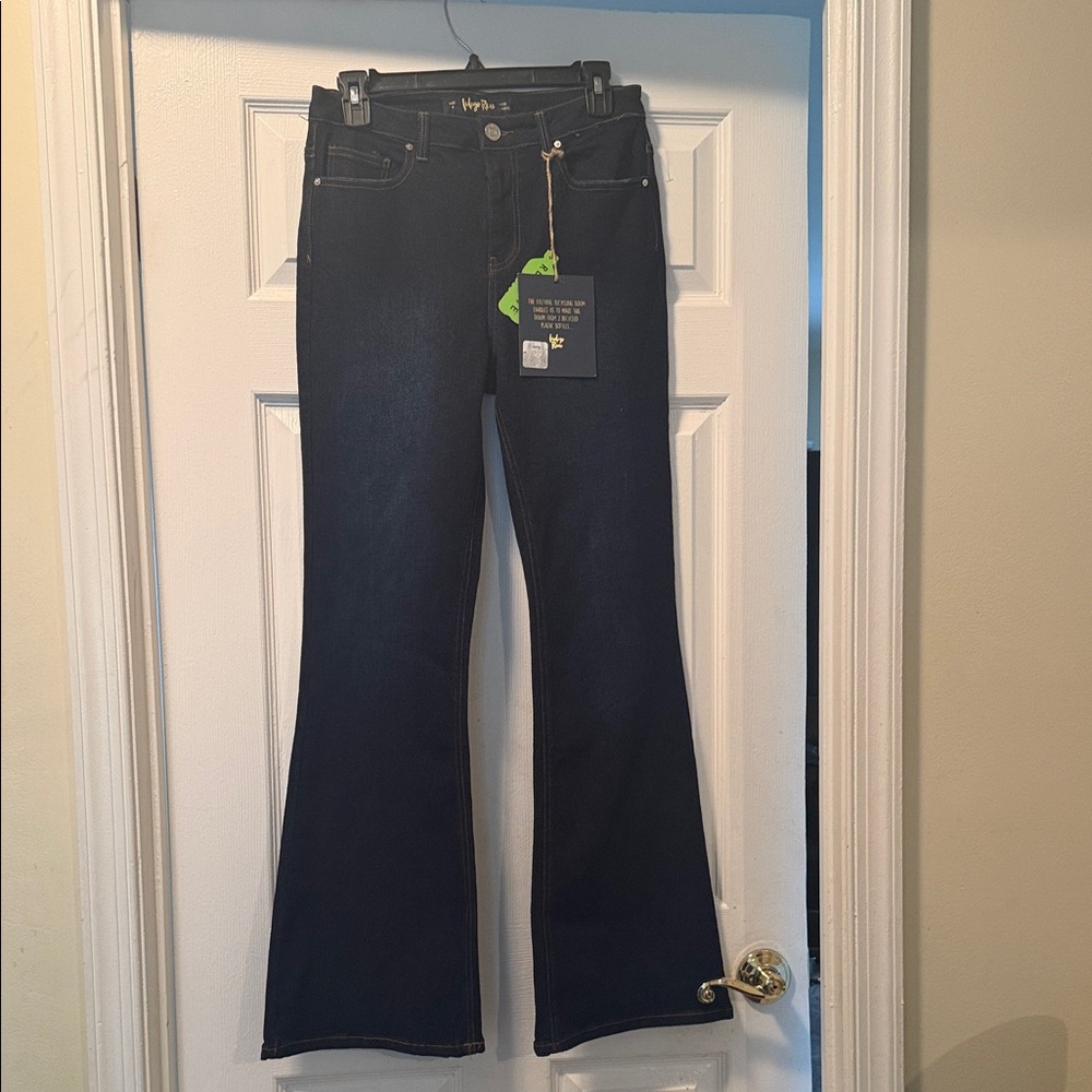 Ludigo Rein junior dark denim high rise  Flare  Leg Jeans size 9 28/321/2